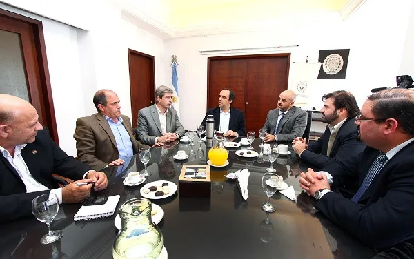 Simoniello se reunió con José Corral y Fabián Palo Oliver