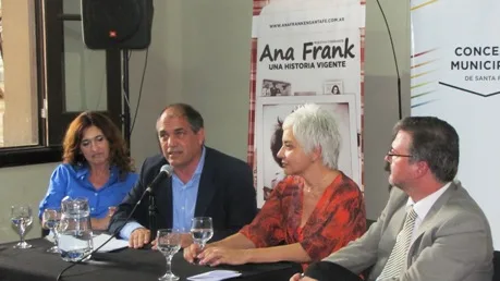 “Desde el sufrimiento, Ana Frank nos dejó sus esperanzas que recorren el mundo”