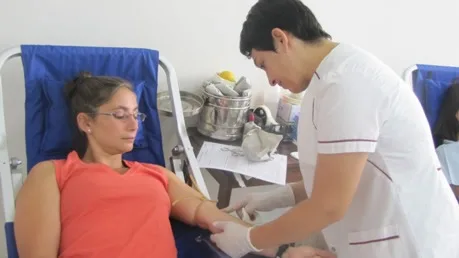 Una gran cantidad de voluntarios se sumaron a la colecta de donación de sangre