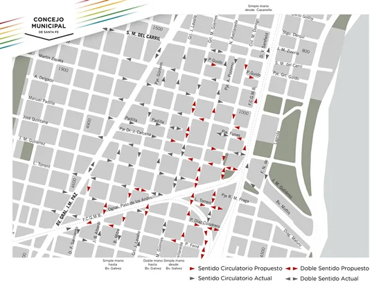Barrio San Roque: El Concejo aprobó cambios circulatorios de calles