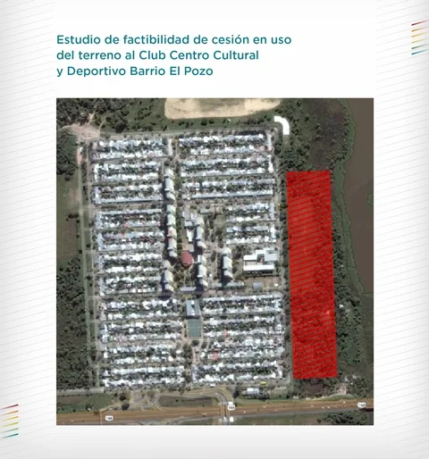 Estudiarán ceder un terreno para el Club de Barrio El Pozo