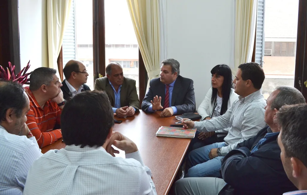 En la antesala del clásico, los Concejales fueron recibidos por Pablo Farías