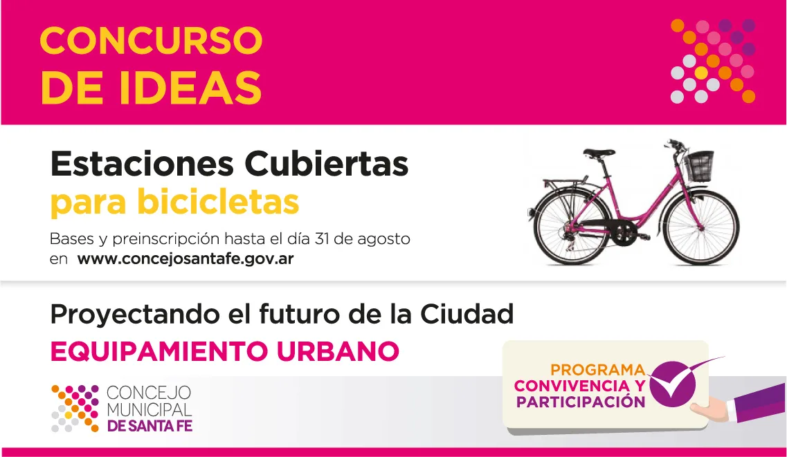 ECUB: Se presentó el concurso de diseño de estaciones para bicicletas