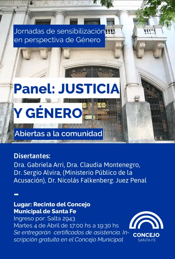 Panel “Justicia y Género” en el Concejo Municipal