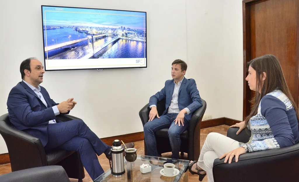 El Presidente del Concejo Sebastián Pignata se reunió con el Intendente Corral