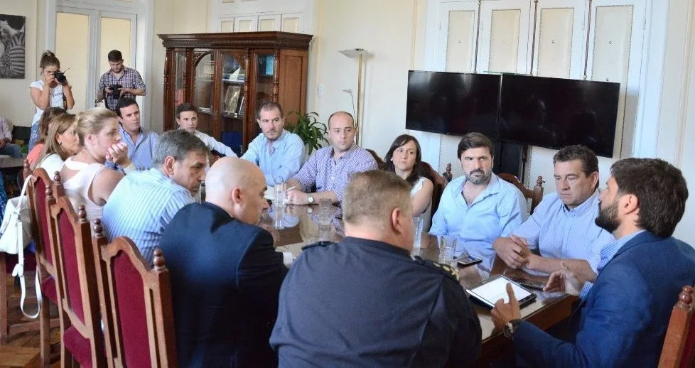Concejales fueron recibidos por el Ministro de Seguridad Pullaro y el Jefe de Unidad Regional I