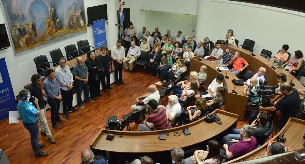 En el recinto del Concejo se llevó a cabo un homenaje a Fernando Birri