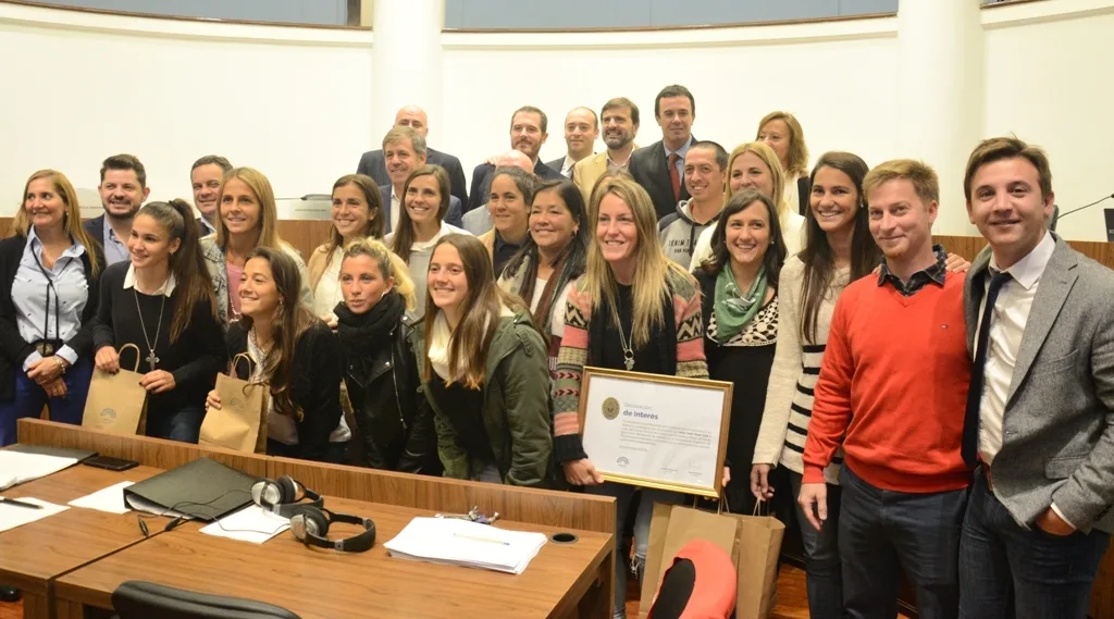 Reconocimiento al seleccionado de hockey santafesino