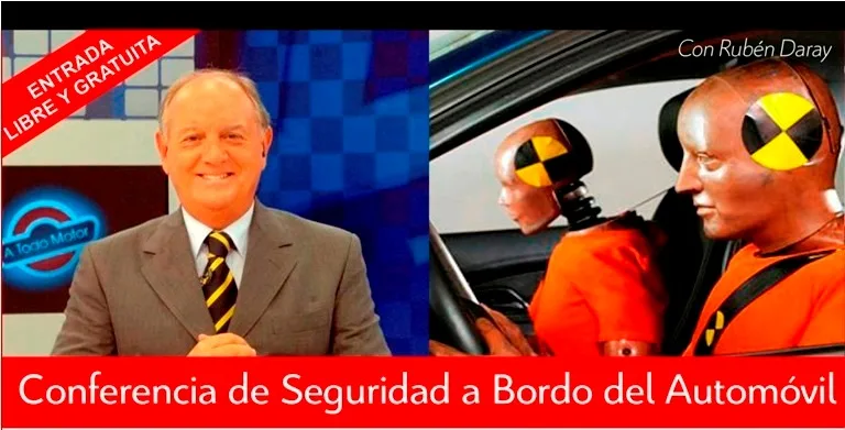 Rubén Daray dará una conferencia sobre seguridad a bordo del automóvil