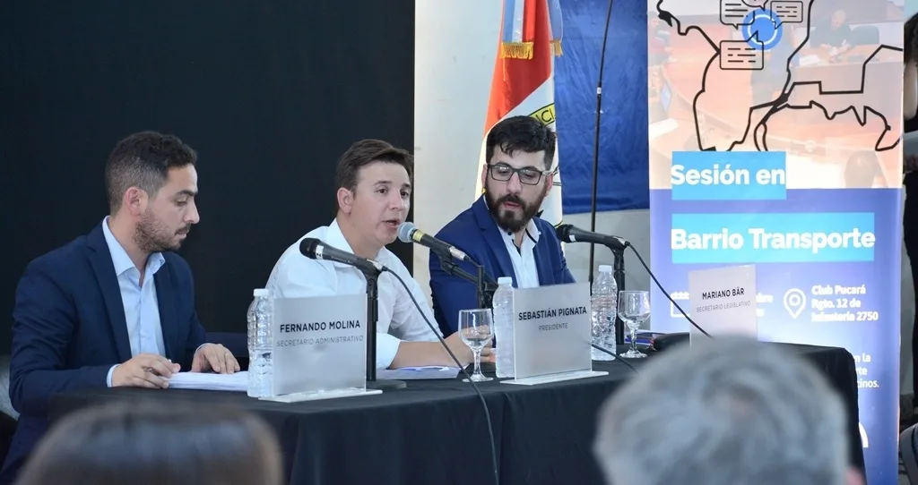 El Concejo Municipal sesionó en Barrio Transporte