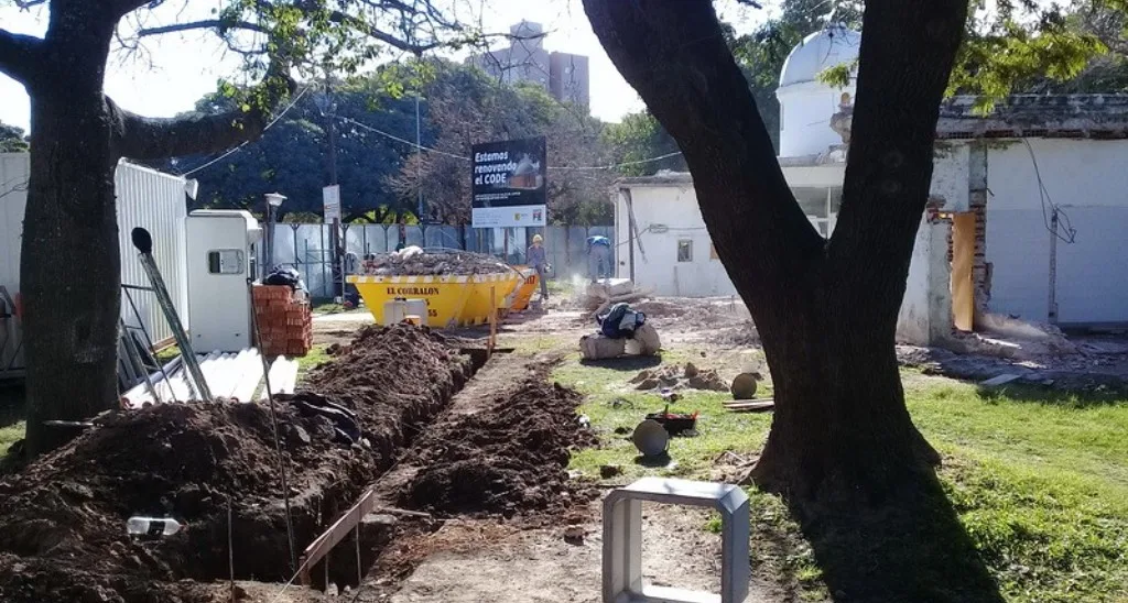 Preocupa la paralización de la obra en el Centro de Observadores del Espacio
