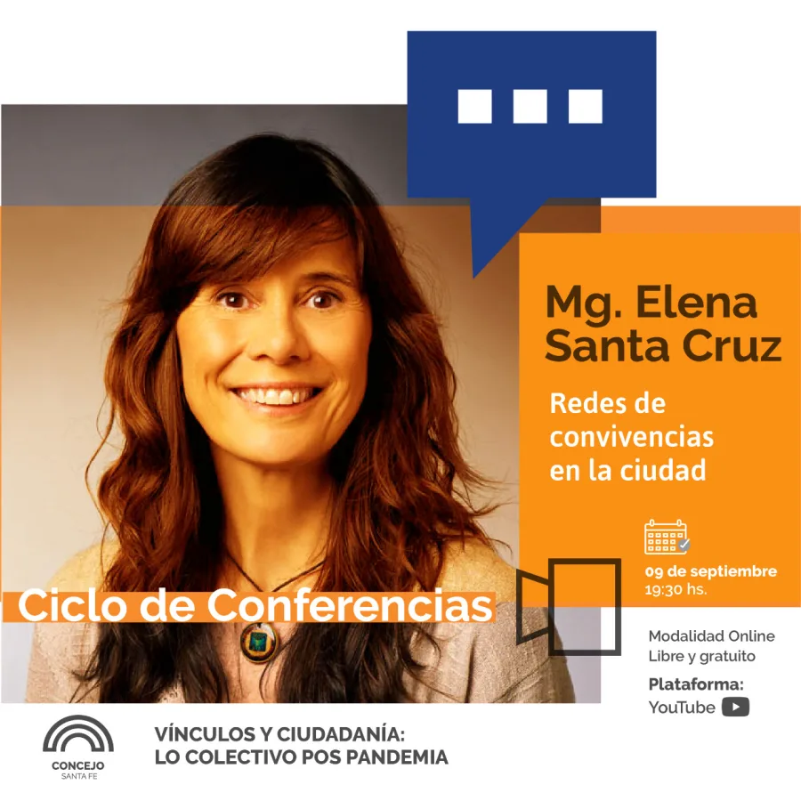 Continúa el Ciclo de Conferencias "Vínculos y Ciudadanía: Lo colectivo los pandemia"