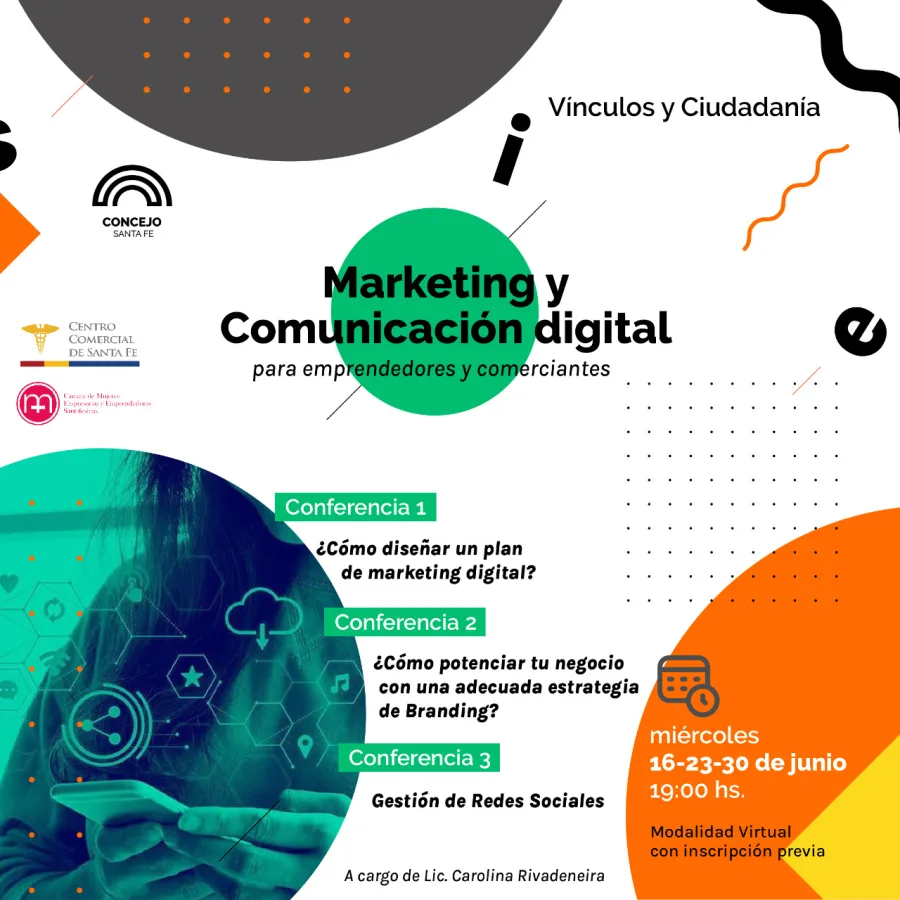Invitan a emprendedores y comerciantes a capacitarse en marketing y comunicación digital