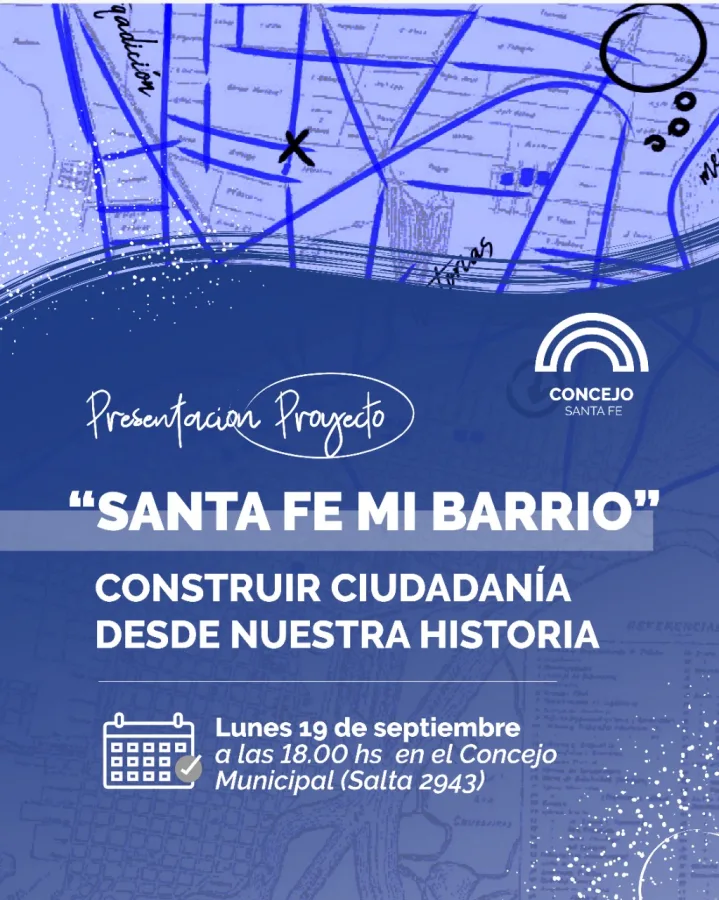 Presentación del proyecto "Santa Fe mi barrio"