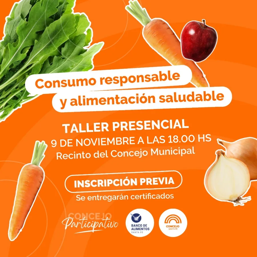 Taller: Consumo responsable y alimentación saludable