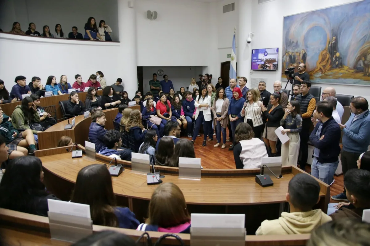 Con la participación de más de 30 escuelas, volvió el Concejo Joven