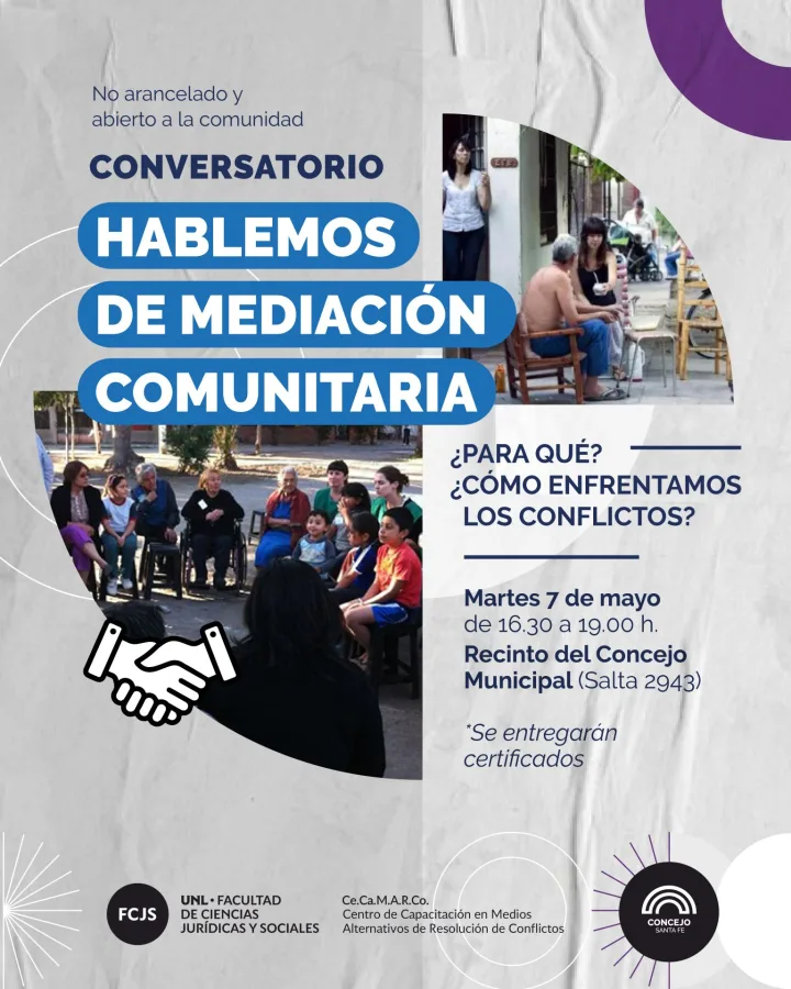 Conversatorio Hablemos de Mediación Comunitaria