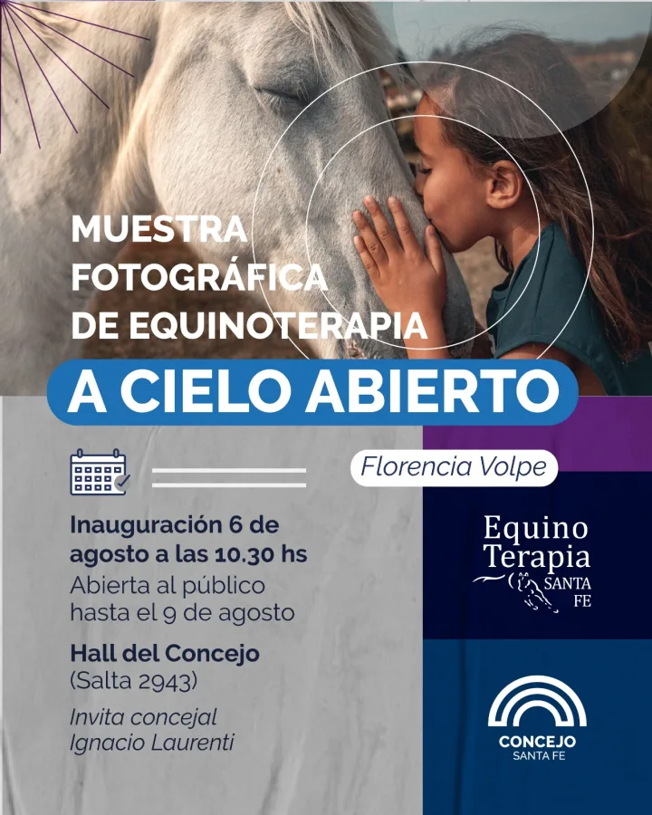 Muestra fotográfica de equinoterapia: A cielo abierto