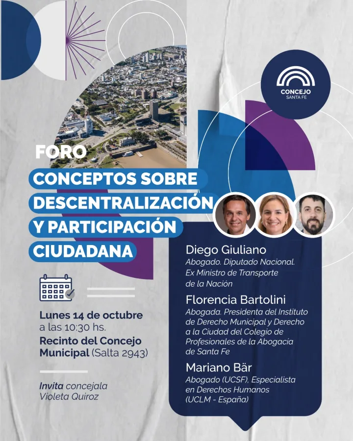 Foro Conceptos sobre descentralización y participación ciudadana
