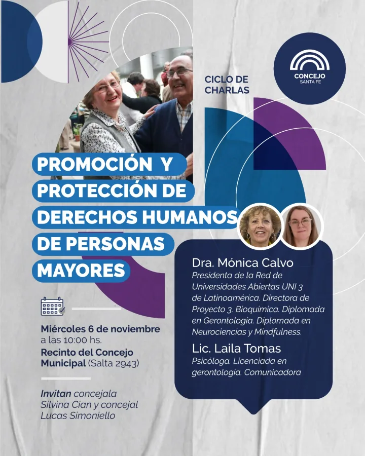 Ciclo de Charlas: Promoción y protección de derechos humanos de personas mayores