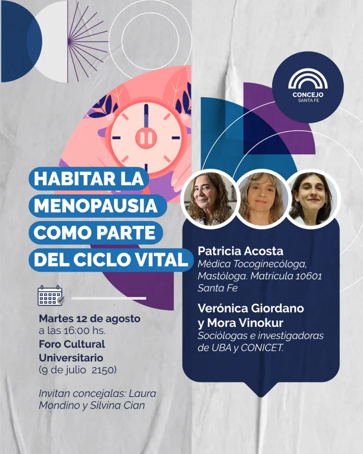 Conversatorio: “Habitar la menopausia como parte del ciclo vital"
