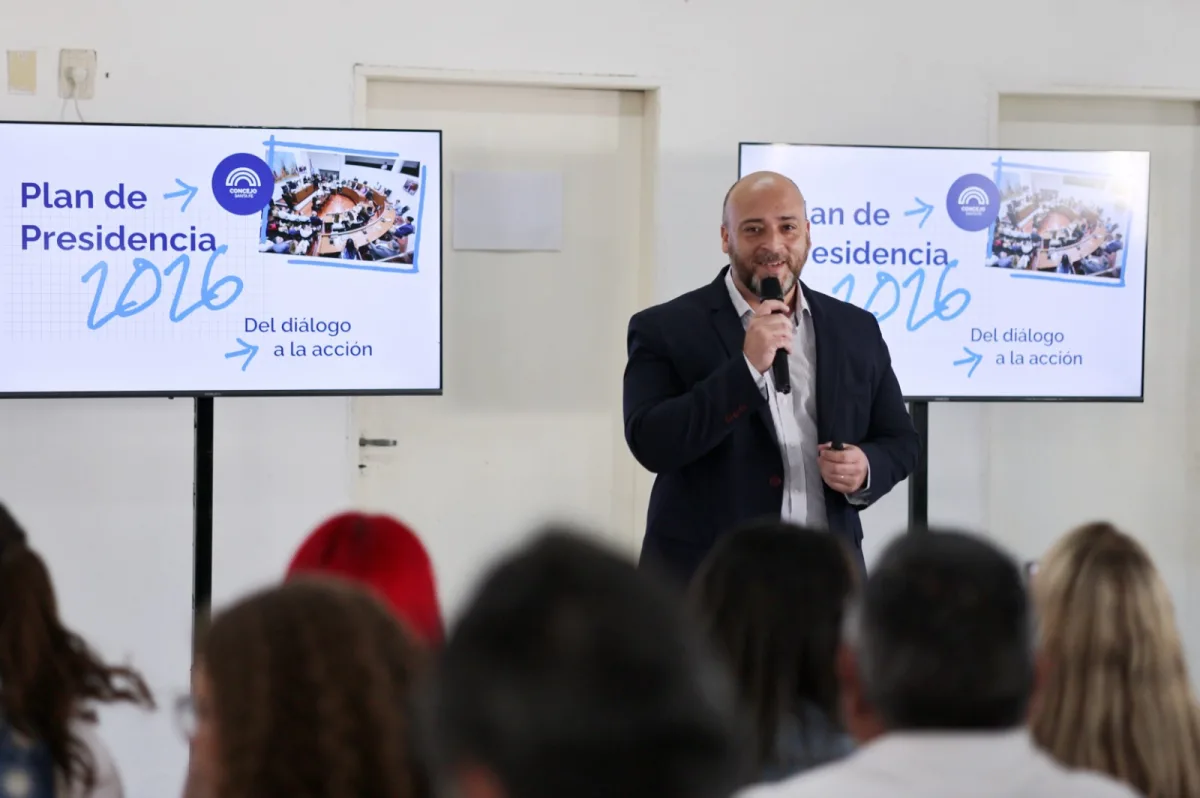 Checho Basile presentó el plan de la presidencia 2026 del Concejo Municipal