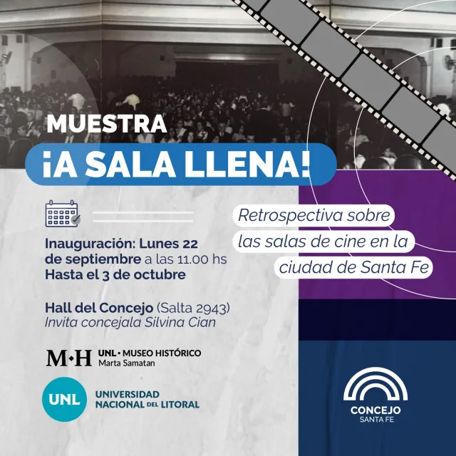 Muestra: "¡A sala llena!"