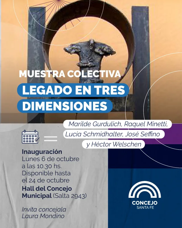 Muestra colectiva: "Legado en tres dimensiones"