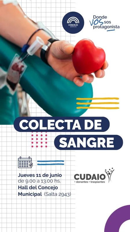 Colecta de sangre en el Hall del Concejo