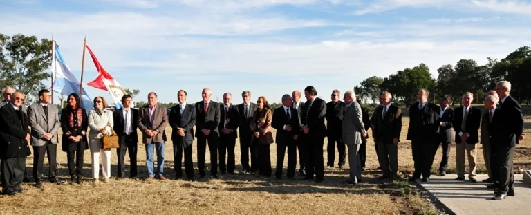 Colocaron la piedra fundamental para el Parque de la Constitución Nacional