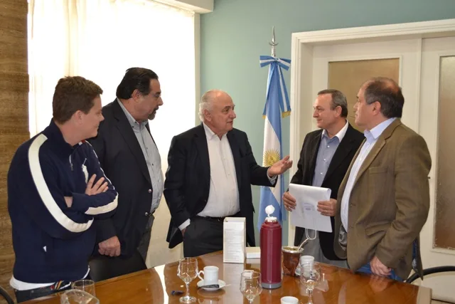 Jaunarena llegó a la ciudad por los festejos de los 30 años de democracia