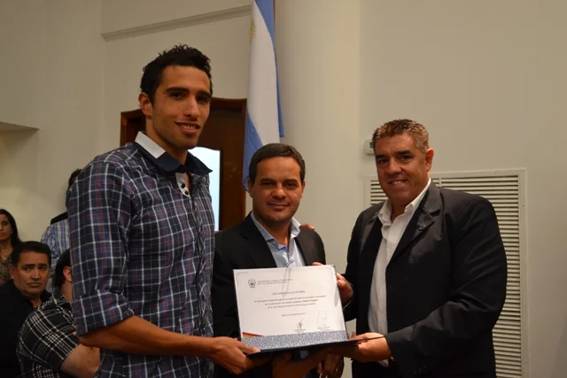 Reconocieron al nadador Gabriel Villagoiz