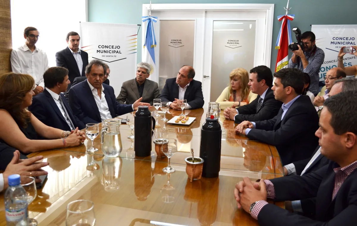 Los Concejales recibieron a Daniel Scioli
