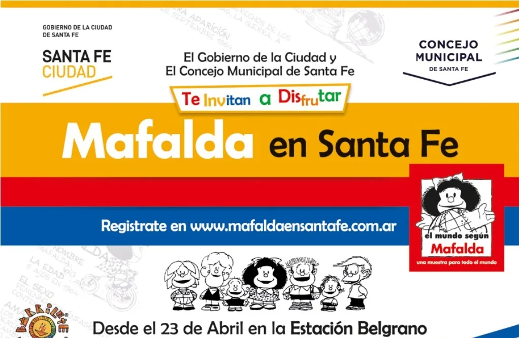 Mafalda en Santa Fe: En una semana, más de 5500 alumnos se registraron para visitar la muestra