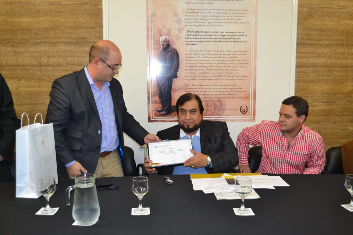 El Concejo declaró “Visitante Ilustre” a Gregorio Zamba Quipildor