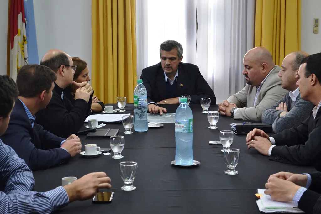 Concejales se reunieron con el  presidente del Ente Portuario