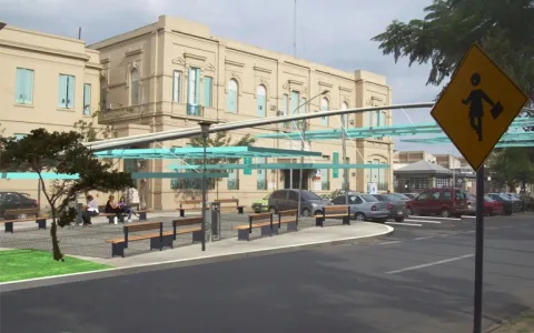 Aprueban un proyecto para poner en valor el cantero central del Hospital Cullen