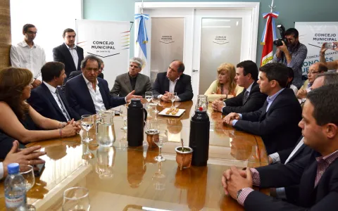 Los Concejales recibieron a Daniel Scioli