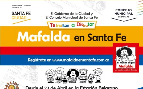 Mafalda en Santa Fe: En una semana, más de 5500 alumnos se registraron para visitar la muestra