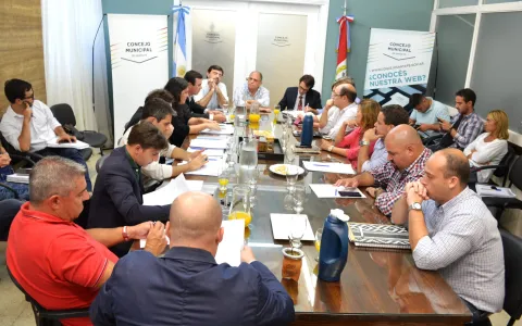 Concejales se reunieron con funcionarios por el funcionamiento del Tren Urbano