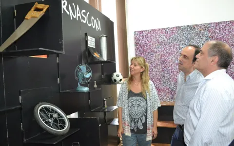 Simoniello y Corral recorrieron “La Fábrica de Fantasías. El Universo de Pablo Bernasconi”