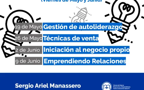 Ciclo de capacitación para emprendedores en el Concejo Municipal