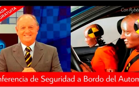 Rubén Daray dará una conferencia sobre seguridad a bordo del automóvil