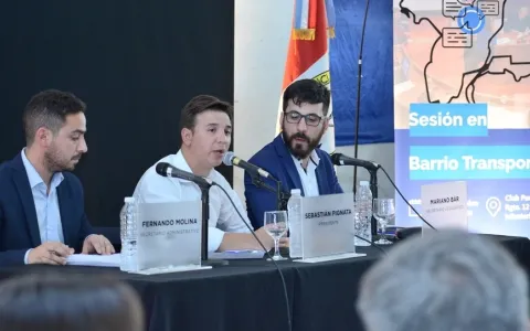 El Concejo Municipal sesionó en Barrio Transporte