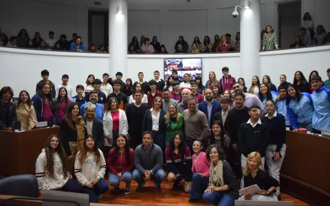 Sesión del Concejo Joven: Se aprobaron 23 proyectos