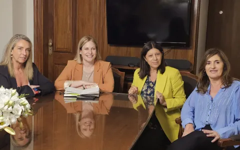 Encuentro de las cuatro mujeres que conducen los espacios legislativos más importantes de la provincia