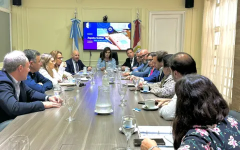 Molina recibió a funcionarios del Ministerio de Seguridad de Nación